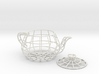 Wireframe teapot 3d printed 