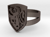 Gryffindor Crest Ring 3d printed 