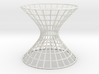 Hyperboloid showing hyperbolic and elliptic cross  3d printed 