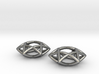 Star Of David earrings (pair) 3d printed 