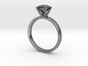 Metal Diamond Ring - US Size 6 3d printed 