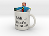 Crash Test Dummy Coffee Cup Mashup 3d printed 