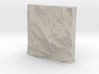 4''/10cm Mt. Blanc, France/Italy, Sandstone 3d printed 