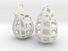 The Chicken or The Egg - Earrings 3d printed 