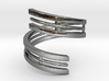 Bars & Wire Ring Size 6 3d printed 