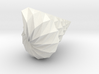 Corrugated Origami Shell - Seashell 3d printed 