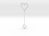 Heart Bubble Wand 3d printed 