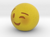3D Emoji Winking with Blush 3d printed 