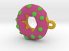 Donut Earing & Pendant Pink 3d printed 