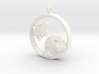 Children's Wall Charm "Cow Jumping Over The Moon" 3d printed 