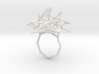 Aster Ring (Small) Size 7 3d printed 