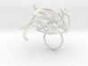 Aster Ring (Large) Size 6 3d printed 