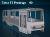 Tatra T5 prototyp H0 [body] 3d printed Tatra T5 Prototype H0 front rendering