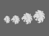 Galactic Lions Flat Symbols (LEFT) X65 3d printed 