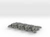 HWP-4WD Quad-Traction HO Slot Car Chassis 4-Pack 3d printed Glass Beads is the stiffest material