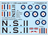 North Sea Class of WW1 1:350 scale Hull 3d printed NS11 water-slide decal set available separately