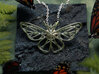 Geometric Butterfly Pendant 3d printed Geometric Butterfly Pendant - Polished Silver