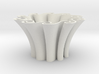 Waves vase 3d printed 