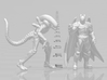 Alien Xenomorph HO scale 20mm miniature model avp 3d printed 