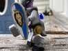 Buildable / "Mechanical" Minifigure Hips 3d printed A "Draenei" warrior