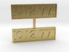 JNR C12 77 Numberplates - 1:30 Scale 3d printed 