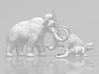 Mammoth 6mm Epic miniature model figure animal rpg 3d printed 