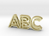 ABC Pendant (Necklace) 3d printed 