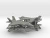 1:400 Scale F-35A (Loaded, Gear Up) 3d printed 