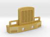 Peterbilt Front Grill 2 with Open Headlights 3d printed 