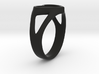 Silvia Heart ring 3d printed 