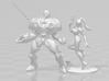 Metroid Samus Zero Suit miniature scifi games rpg 3d printed 
