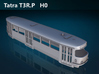 T3R.P H0 [body] 3d printed Tatra T3R.PLF H0 top rendering