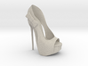 Right Peeptoe High Heel with Bow 3d printed 