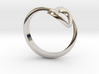 Show the love: Heart Ring 3d printed 
