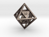 "Open" d8 - Eight-sided die 3d printed 