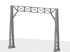 O-scale 1/48 Northern Ohio Traction catenary truss 3d printed full assemble with other parts