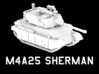 M4A25 Sherman 3d printed 