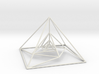 Nested Pyramids Rotated 3d printed 