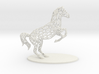 Voronoi Rearing Horse 3d printed 