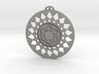 Roundway Hill Wiltshire crop circle pendant 3d printed 