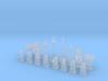 October Chess Set Redux 3d printed 