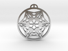 Dodworth  South Yorkshire Crop Circle Pendant 3d printed 
