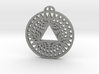 Aldbourne-Wiltshire Crop Circle Pendant_fixed 3d printed 