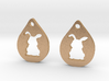 bunny_earrings 3d printed 