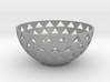 triangles bowl 3d printed 
