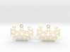 Earrings 3d printed 