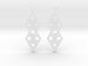 Starry Earrings 3d printed 