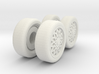 Earthrise Smokescreen Wheels & Tires Combo 3d printed 