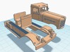 1/50th 1940's Federal 600 series truck cab 3d printed 