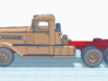 1/87th Truck Frame for Federal 600 series cab 3d printed 